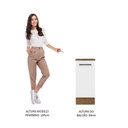 Ver mais imagens de Balcão Armário de Cozinha 35 cm 1 Porta Rustic/Branco Agata Madesa