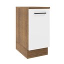 Ver imagem 1 de Balcão Armário de Cozinha 35 cm 1 Porta Rustic/Branco Agata Madesa