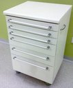 Ver imagem 1 de Mesa Auxiliar para Clinicas - Branca C/ Puxador Branco