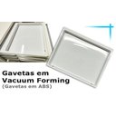 Ver imagem 3 de Mesa Auxiliar para Clinicas - Branca C/ Puxador Branco