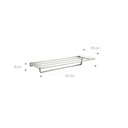 Ver imagem 2 de Toalheiro Alumínio 61cm Acabamento Anodizado Astra