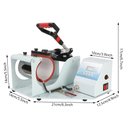 Ver imagem 4 de Prensa Térmica para Personalização de Canecas Long Drink Squeezes Bivolt Lorben