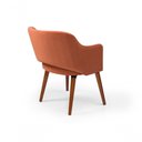 Ver imagem 3 de Poltrona Cadeira Malbec Boucle Decorativa Sala de Estar Império Terracota