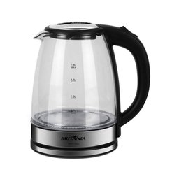 Chaleira Elétrica Britânia Bch11 Glass 1,8 Litros Transparente 127v - 1