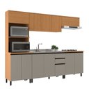 Ver imagem 2 de Cozinha Modulada Completa 5 Peças Yescasa Laranja/Angelin/Nude