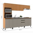 Ver imagem 3 de Cozinha Modulada Completa 5 Peças Yescasa Laranja/Angelin/Nude