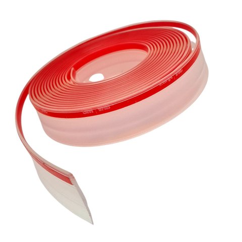 Veda Porta Fresta Vão Adesivo Pvc Flexivel Maleavel 2,00mt:transparente
