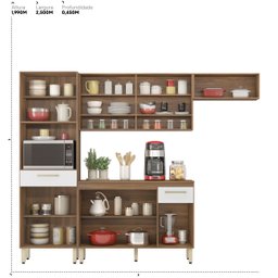 Cozinha Compacta com Balcão Dama - 7