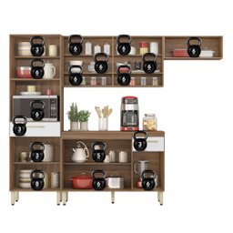 Cozinha Compacta com Balcão Dama - 11