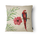 Ver imagem 3 de Kit 3 Capas de Almofada 43x43cm - Pássaros - Tecido Veludo 100% Poliéster