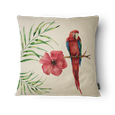 Ver imagem 3 de Kit 3 Capas de Almofada 43x43cm - Pássaros - Tecido Veludo 100% Poliéster