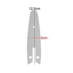 Sabre Placa Guia de Mini Motosserra 4 Polegadas Kit 2 Unidades Ferramenta Reposiçao Jardinagem - 2