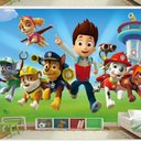 Ver imagem 1 de Papel De Parede Adesivo Patrulha Canina Pc1001