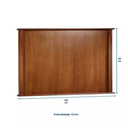 Ver imagem 2 de Painel de Tv para Sala 120cm Clássico 50506 Linz Móveis - Imbuia Glazer