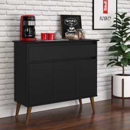 Aparador Zeus Preto – EJ Móveis - 2