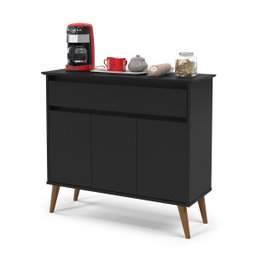 Aparador Zeus Preto – EJ Móveis - 1