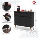 Ver imagem 5 de Aparador Zeus Preto – EJ Móveis