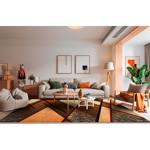 Tapete Rayza Marbella Orion Cometas 2.50m X 3.50m