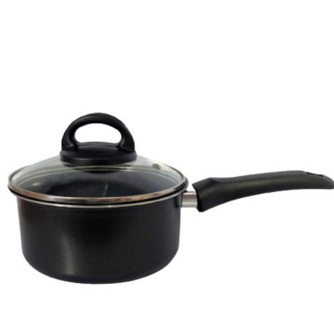 Panela Caçarola Antiaderente Cabo e Tampa de Vidro N22 -3,5l