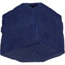 Ver imagem 1 de Vaso Decorativo Enfeite Planta Aparador Cubo Resina 12x15x15cm Azul