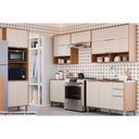 Ver imagem 3 de Armário Aéreo P/ Cozinha Esplendida Geladeira C/ 1 Portas Basculante 80cm Cinamomo/off White - Mgm