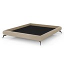Ver imagem 5 de Cama Japonesa com Cabeceira Almeriaharu Queen Bouclé Suave Off White - Sallar Home