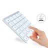 Teclado Numérico Externo Sem Fio Bluetooth 28 Teclas Portátil Recarregável USB Para Notebook Tablet  - 3