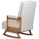 Ver imagem 7 de Poltrona de Amamentação com Balanço Base Nina Líria D02 Linho Off White B-410 - Lyam Decor