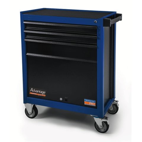Carro para Ferramentas 3 Gavetas e 1 Porta Tramontina Pro 44950/208