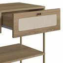 Ver imagem 3 de Mesa de Cabeceira com 1 Gavetas 50cm Arlo A10 Hanover/dourado - Mpozenato