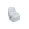 Poltrona Reclinável Barão Cílios Lashes com Assento de Elevação Corano Branco Branco 036 - 6
