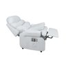 Poltrona Reclinável Barão Cílios Lashes com Assento de Elevação Corano Branco Branco 036 - 4