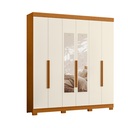 Ver imagem 2 de Guarda Roupa Casa Nobile 6 Portas Cinamomo Off White