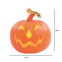 Ver imagem 4 de Abobora Decorativa Sorriso Luz Som C/ Led 20cm Halloween