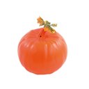 Ver imagem 3 de Abobora Decorativa Sorriso Luz Som C/ Led 20cm Halloween
