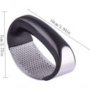 Ver imagem 5 de Alho de Aço Inoxidável Press Alho Triturador Espremedor de Cozinha com o Punho Inox Manual