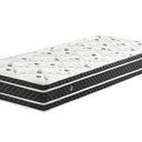 Ver imagem 2 de Cama Box Baú Solteiro Colchão Molas Ensacadas + Box Sintético Preto 65x88x188 - Preto