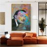 Quadro Decorativo Salvador Dali Street Art:150x100/PRETA - 6
