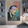 Quadro Decorativo Salvador Dali Street Art:150x100/PRETA - 1