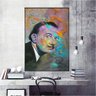 Quadro Decorativo Salvador Dali Street Art:150x100/PRETA - 3