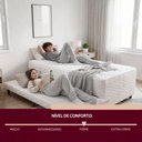 Ver imagem 2 de Bicama Solteiro Bege Orthocrin D28 Alto Suporte 88x188x54