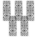 Ver imagem 1 de Kit 5 Grades de Ferro Ramada Sacada Varanda Escada 95x36cm