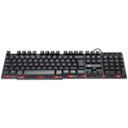 Ver imagem 4 de TECLADO GAMER HYDRA 107 TECLAS + 12 MULTIMÍDIA COM LED VERMELHO SENSACAO TECLA MECANICA - GT702