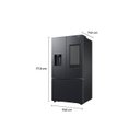 Ver imagem 3 de Geladeira Samsung French Door Family Hub Rf27 564l Preta 110v Rf27cg5910b1az