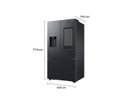 Ver imagem 3 de Geladeira Samsung French Door Family Hub Rf27 564l Preta 110v Rf27cg5910b1az