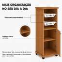 Ver imagem 6 de Fruteira para Cozinha 2 Cestos 1 Porta com Prateleira Removível Paraná Espresso Móveis