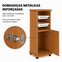 Ver imagem 7 de Fruteira para Cozinha 2 Cestos 1 Porta com Prateleira Removível Paraná Espresso Móveis