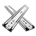 Ver imagem 1 de Corrediça Telescópica Gaveta 35cm Trilho 45kg Zincado Par Tamanho:corrediça H45 35cm