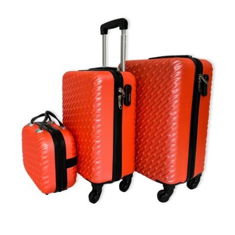 Kit De 3 Malas De Viagem Salmão