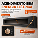 Ver imagem 5 de Lareira a Gás Interna de Embutir 60cm:Lareira a Gás Glp 60 cm